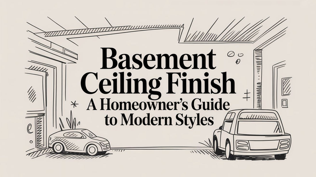 Basement Ceiling Finish A Homeowner's Guide to Modern Styles