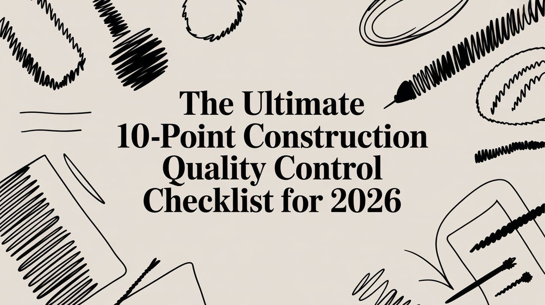 The Ultimate 10-Point Construction Quality Control Checklist for 2026
