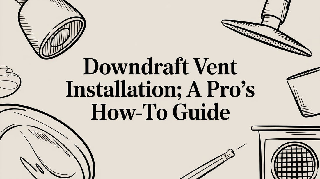 Downdraft Vent Installation: A Pro's How-To Guide