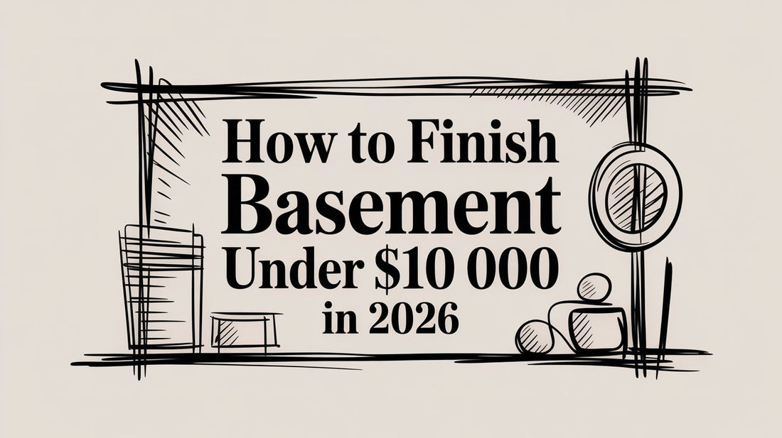 How to finish basement under $10 000 in 2026