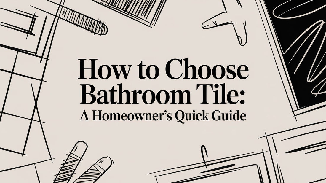 How to choose bathroom tile: A Homeowner's Quick Guide