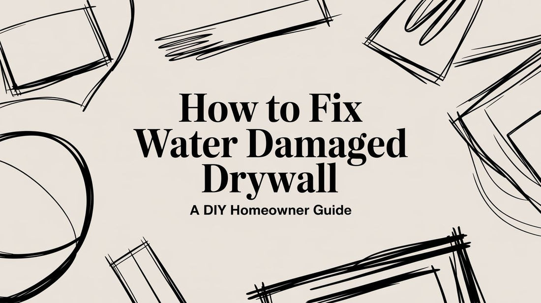 How to Fix Water Damaged Drywall A DIY Homeowner Guide