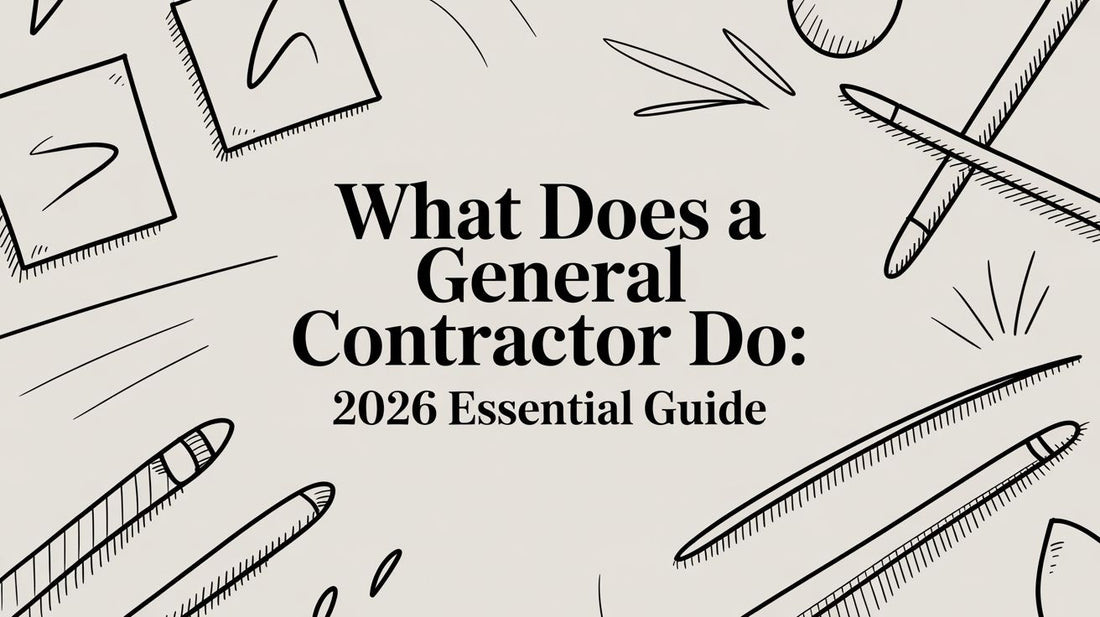 What Does a General Contractor Do: 2026 Essential Guide